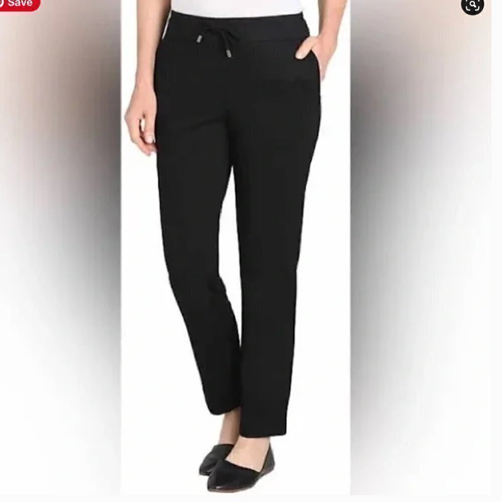 DALIA Ladies Knit Pull On Pant With Drawstring Size M